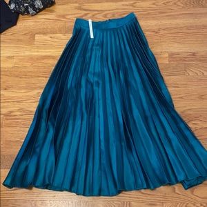 Brand new asos petite midi skirt (satin teal)